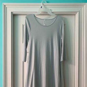 Knee length, half-sleeved, T-shirt dress